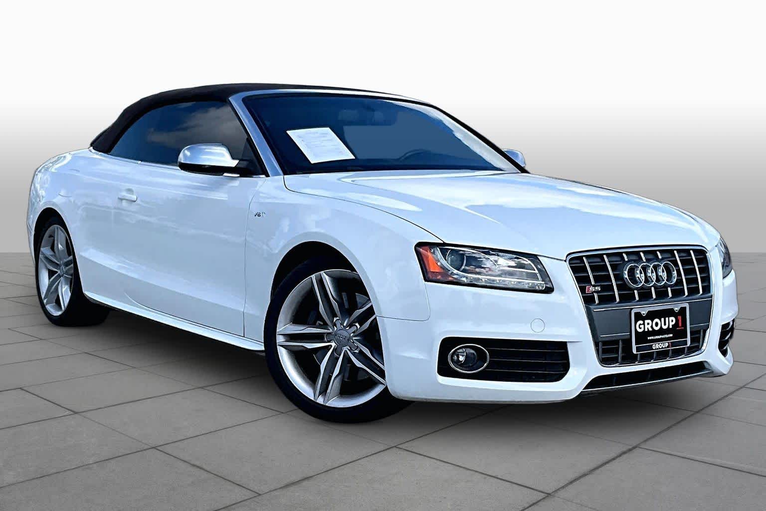 2010 Audi S5 Premium Plus Ibis White at Mac Haik Ford