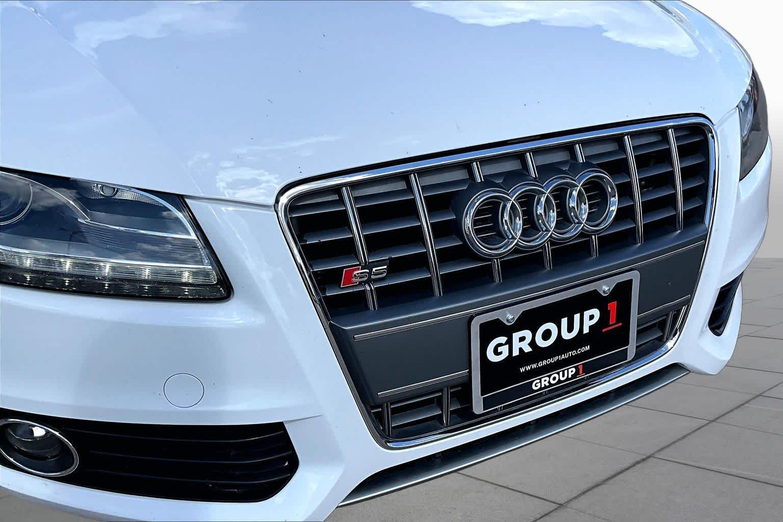 2010 Audi S5 Premium Plus Ibis White at Mac Haik Ford