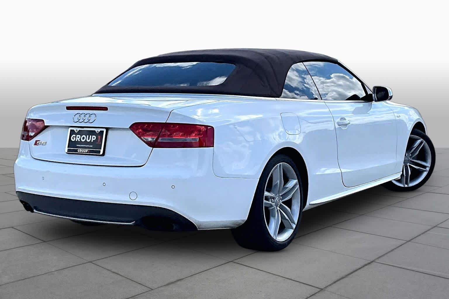 2010 Audi S5 Premium Plus Ibis White at Mac Haik Ford