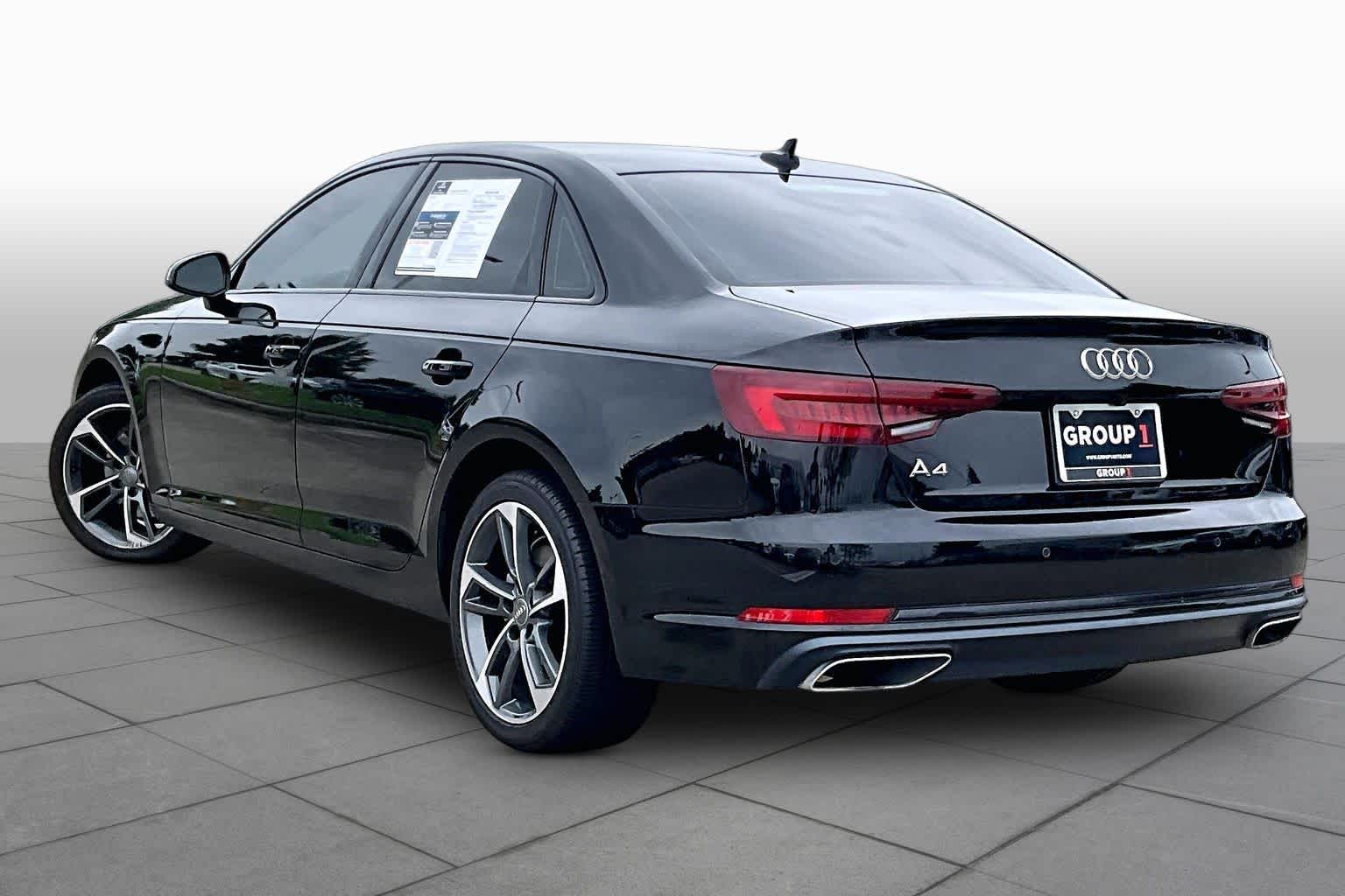 2019 Audi A4 Premium Brilliant Black at Tomball Ford