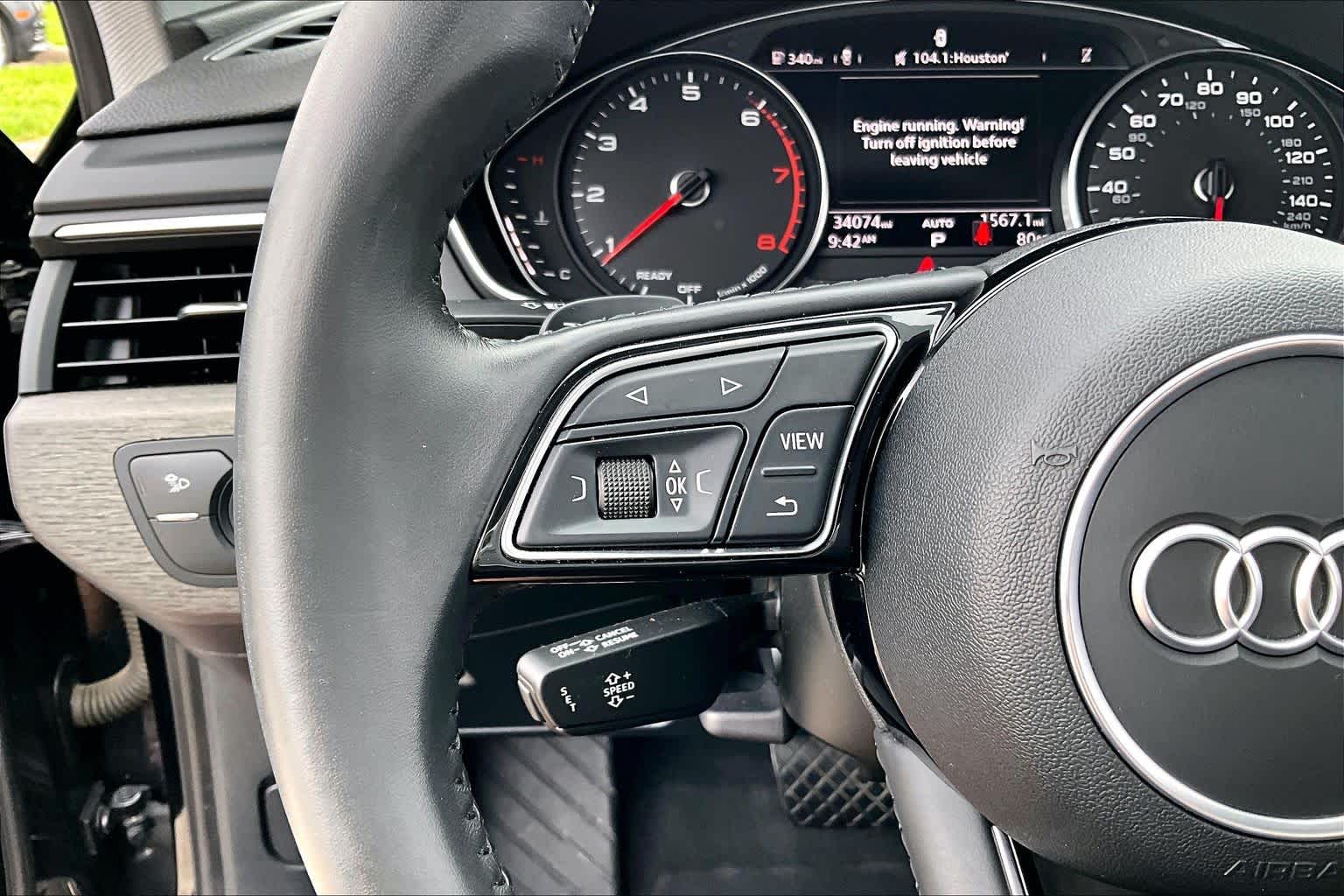 2019 Audi A4 Premium Brilliant Black at Tomball Ford