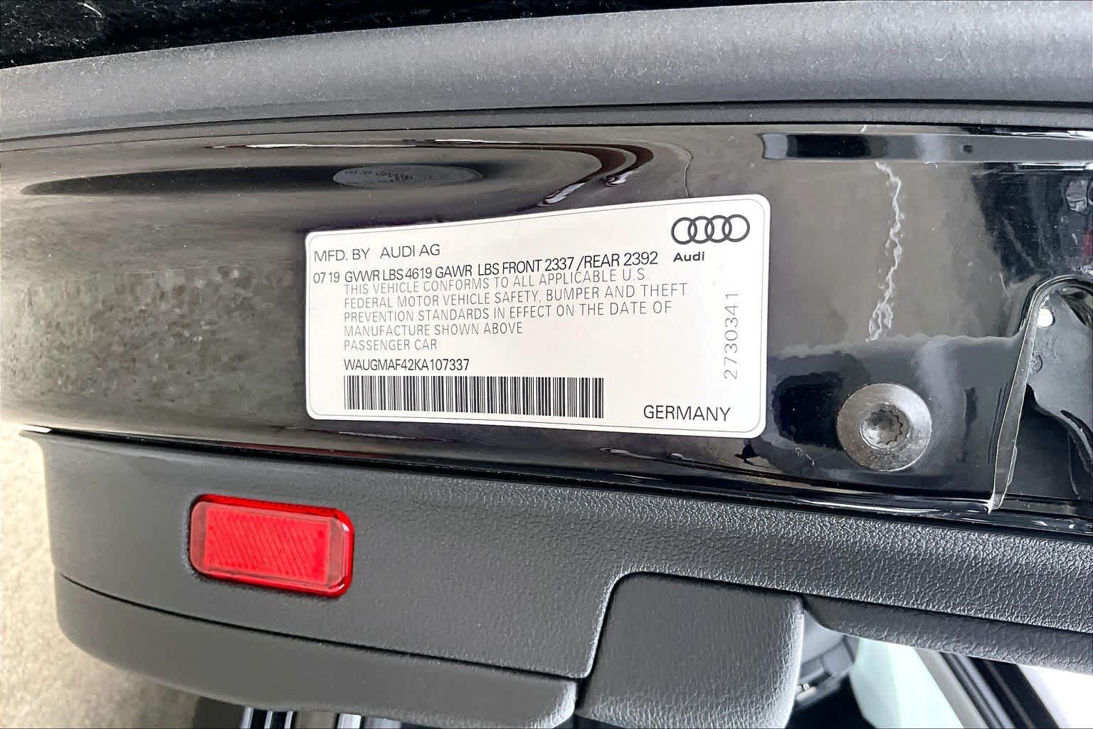 2019 Audi A4 Premium Brilliant Black at Tomball Ford