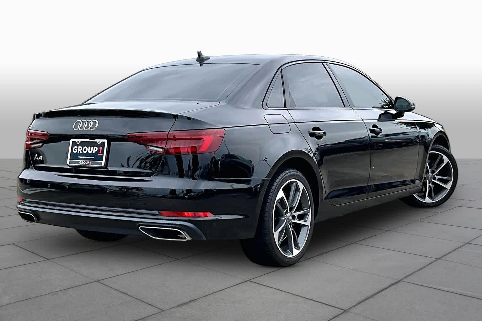 2019 Audi A4 Premium Brilliant Black at Tomball Ford