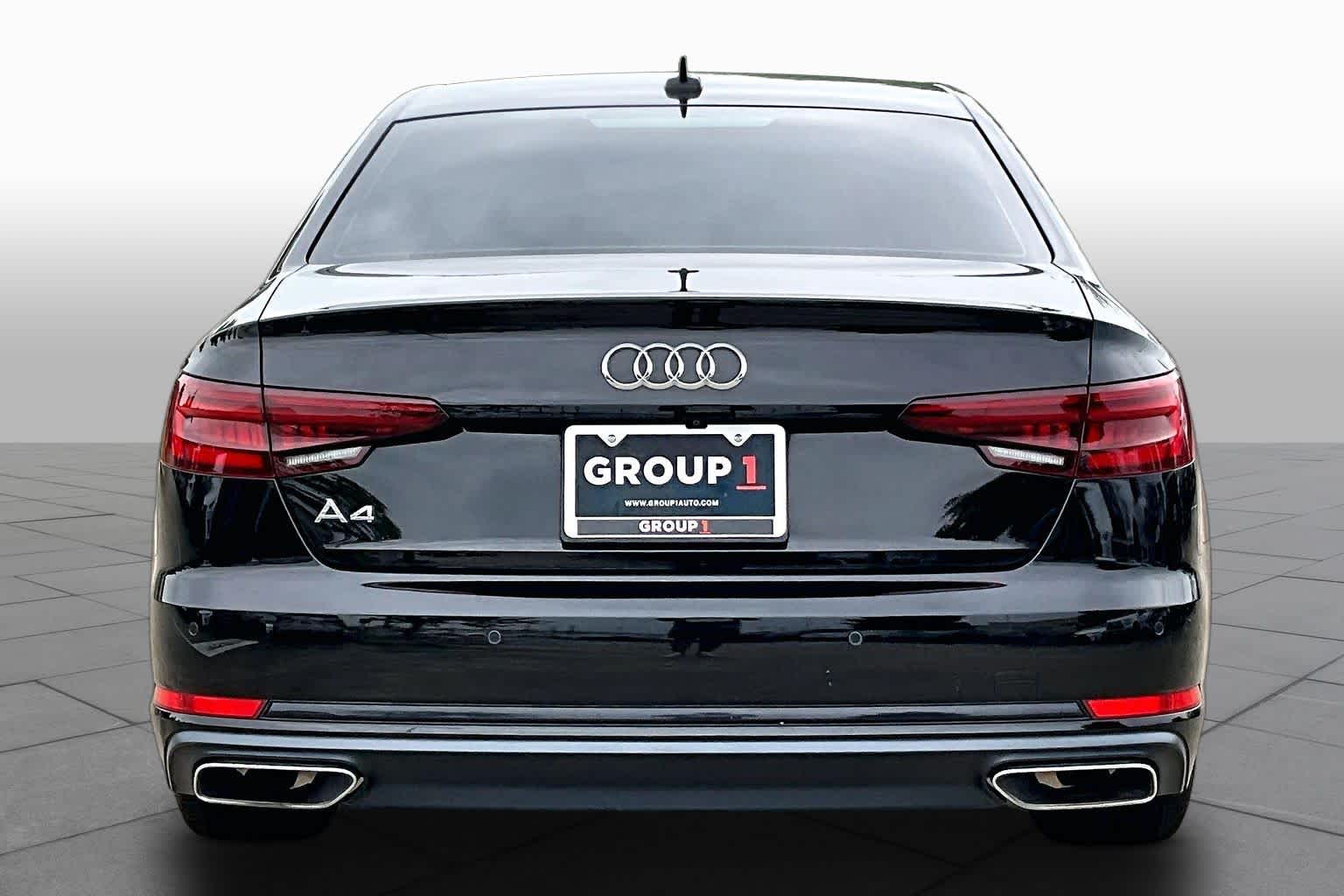 2019 Audi A4 Premium Brilliant Black at Tomball Ford