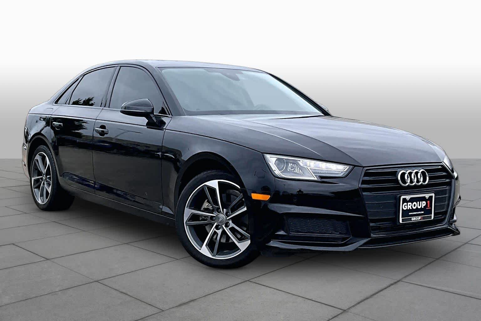 2019 Audi A4 Premium Brilliant Black at Tomball Ford
