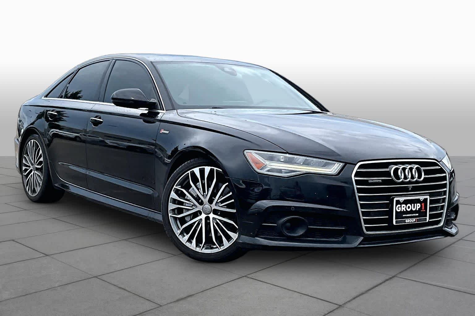 2018 Audi A6 Prestige Mythos Black Metallic at Tomball Ford