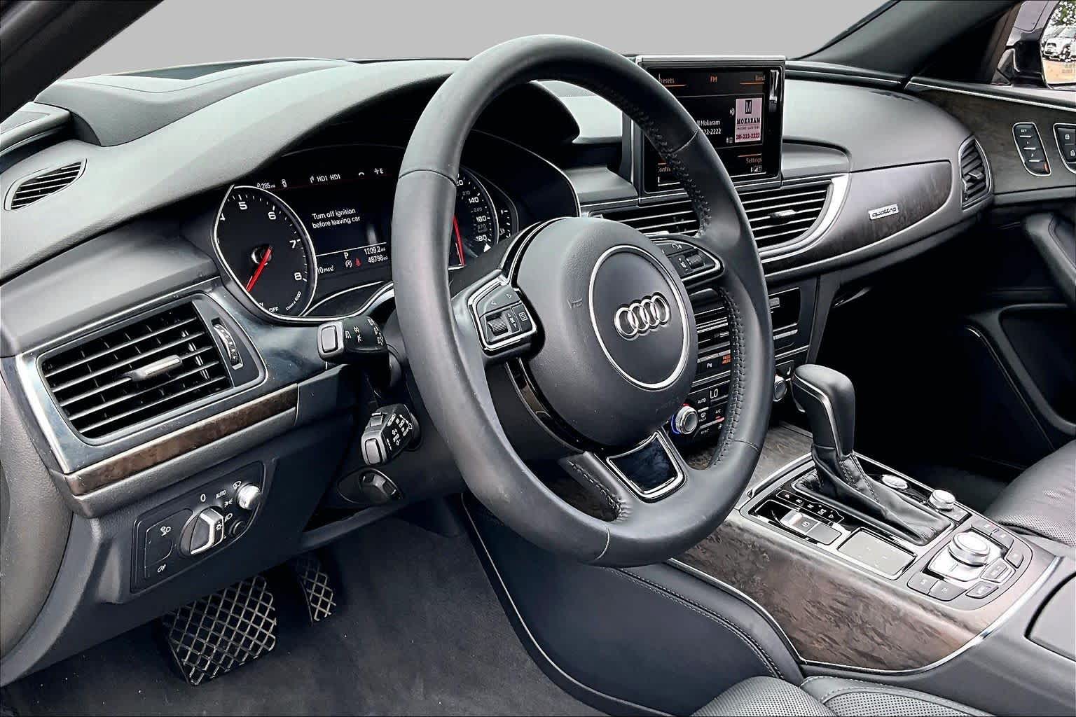 2018 Audi A6 Prestige Mythos Black Metallic at Tomball Ford