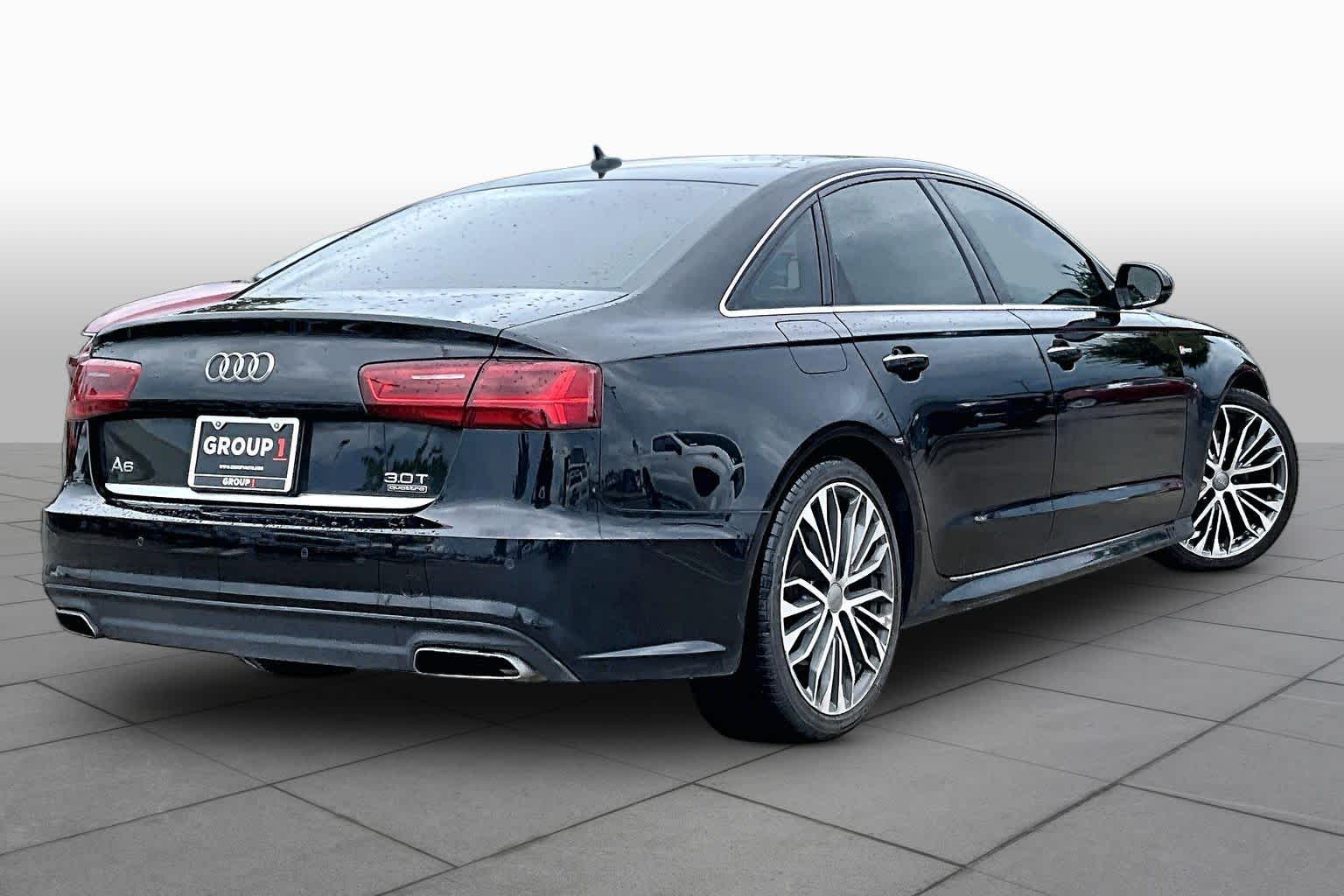 2018 Audi A6 Prestige Mythos Black Metallic at Tomball Ford