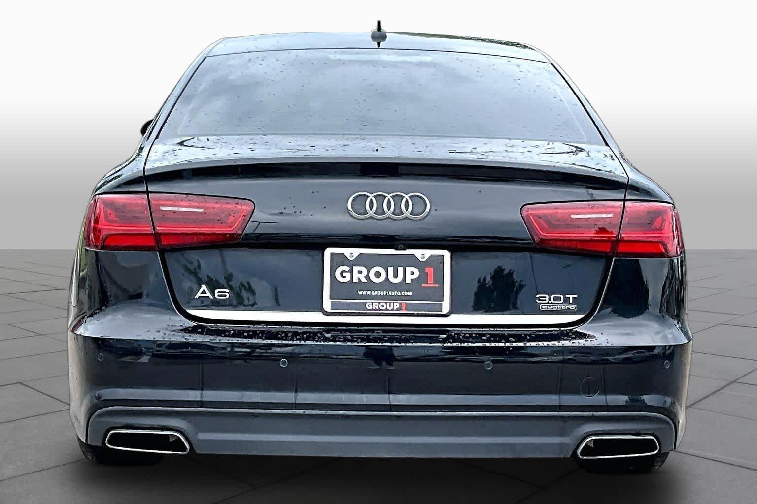 2018 Audi A6 Prestige Mythos Black Metallic at Tomball Ford