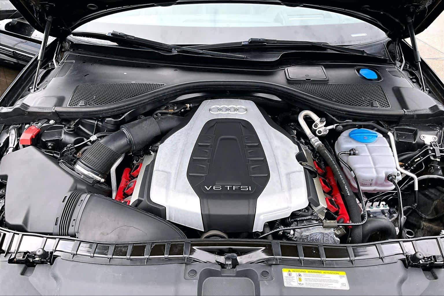2018 Audi A6 Prestige Mythos Black Metallic at Tomball Ford
