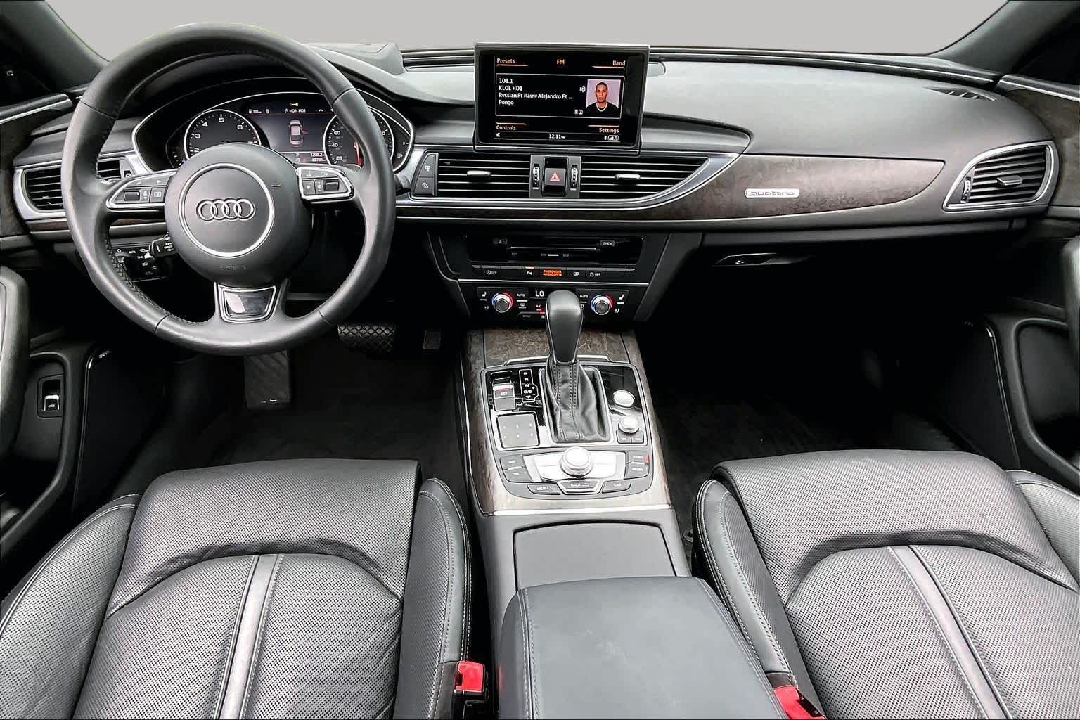 2018 Audi A6 Prestige Mythos Black Metallic at Tomball Ford