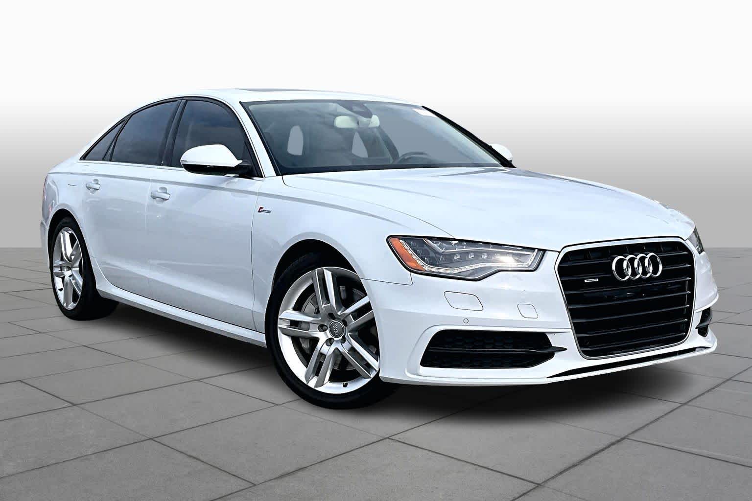 2015 Audi A6 3.0T Prestige Glacier White Metallic at AutoNation USA Katy
