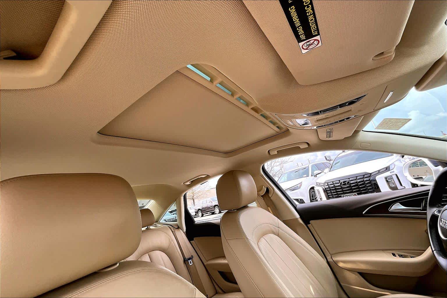 2015 Audi A6 3.0T Prestige Glacier White Metallic at AutoNation USA Katy