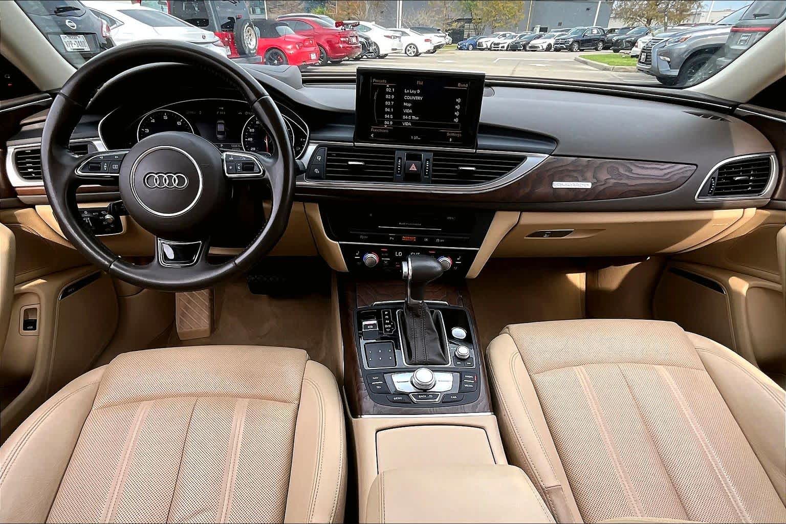 2015 Audi A6 3.0T Prestige Glacier White Metallic at AutoNation USA Katy