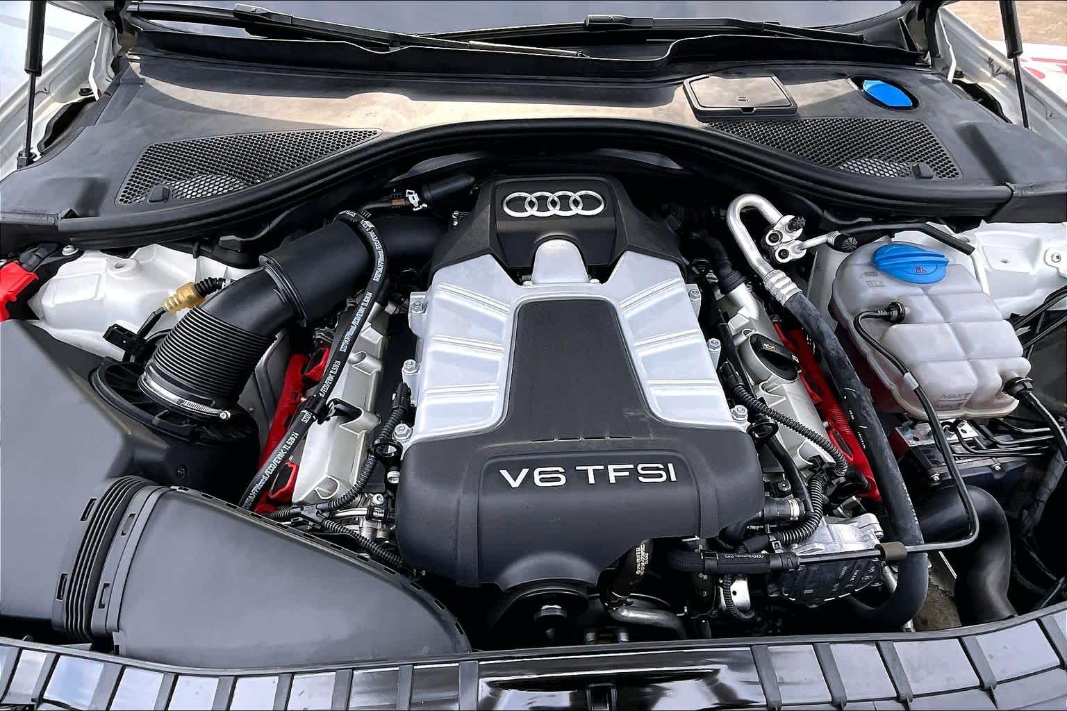 2015 Audi A6 3.0T Prestige Glacier White Metallic at AutoNation USA Katy