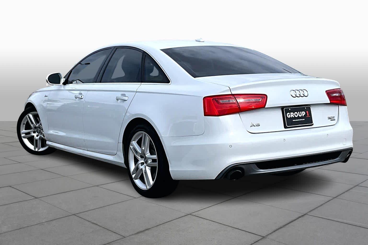 2015 Audi A6 3.0T Prestige Glacier White Metallic at AutoNation USA Katy