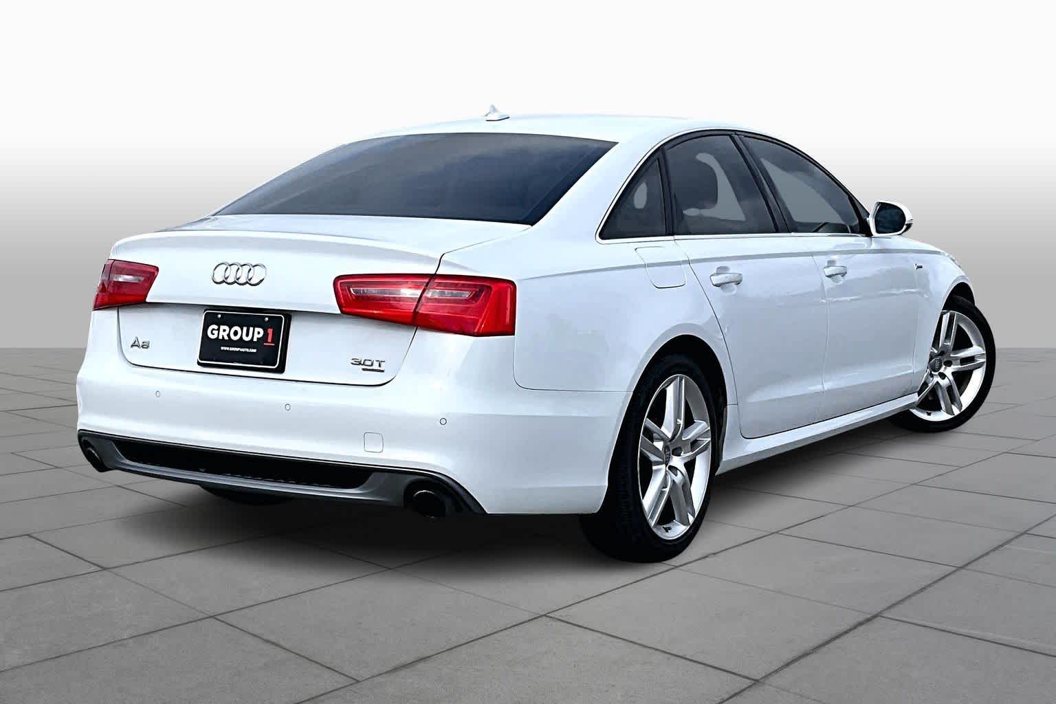 2015 Audi A6 3.0T Prestige Glacier White Metallic at AutoNation USA Katy