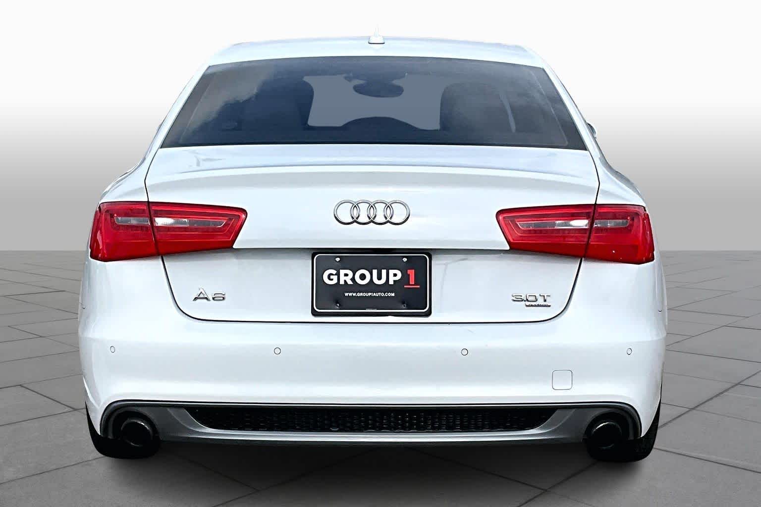 2015 Audi A6 3.0T Prestige Glacier White Metallic at AutoNation USA Katy