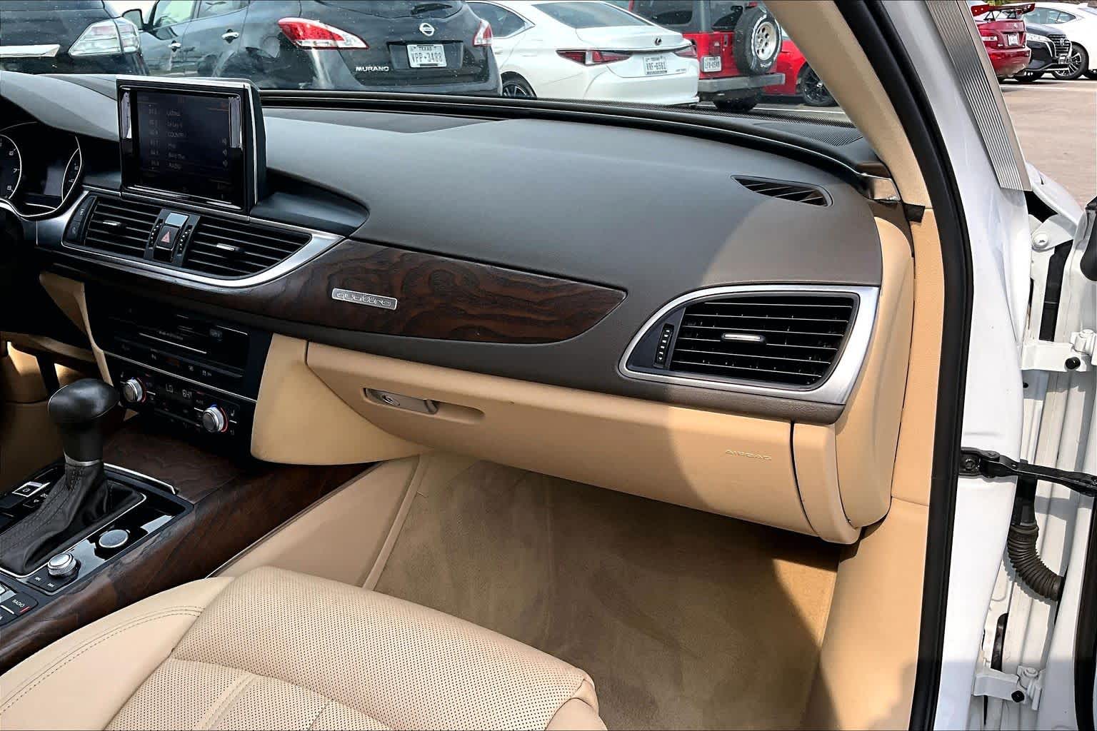 2015 Audi A6 3.0T Prestige Glacier White Metallic at AutoNation USA Katy