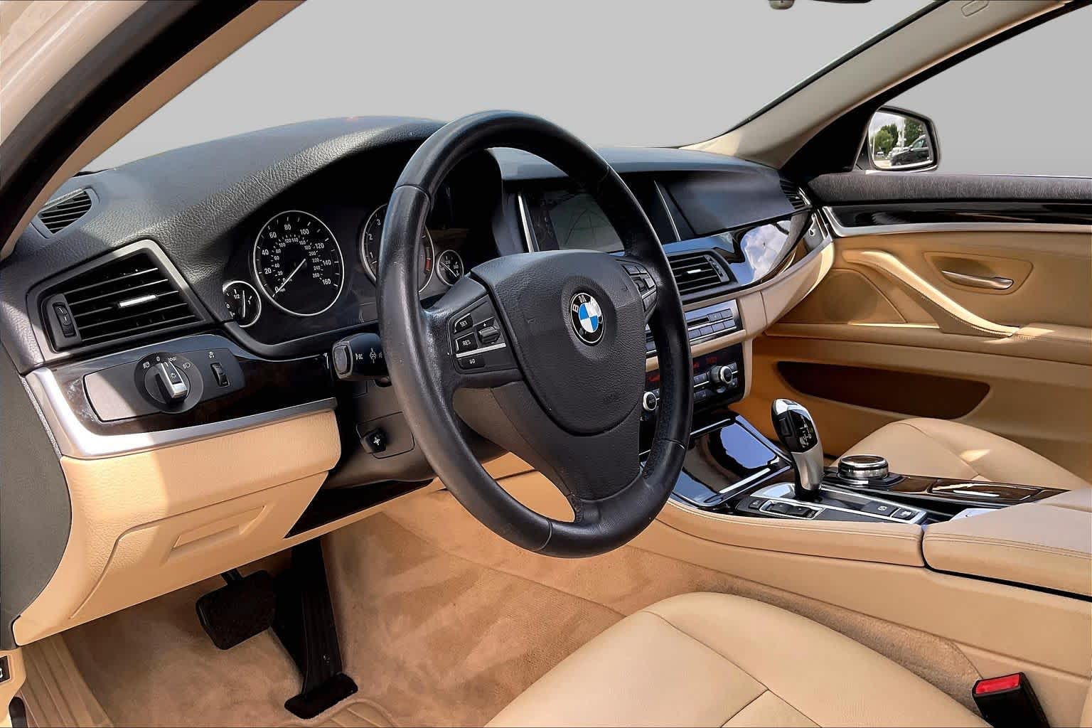 2014 BMW 535i 535i Alpine White at Sterling McCall Nissan