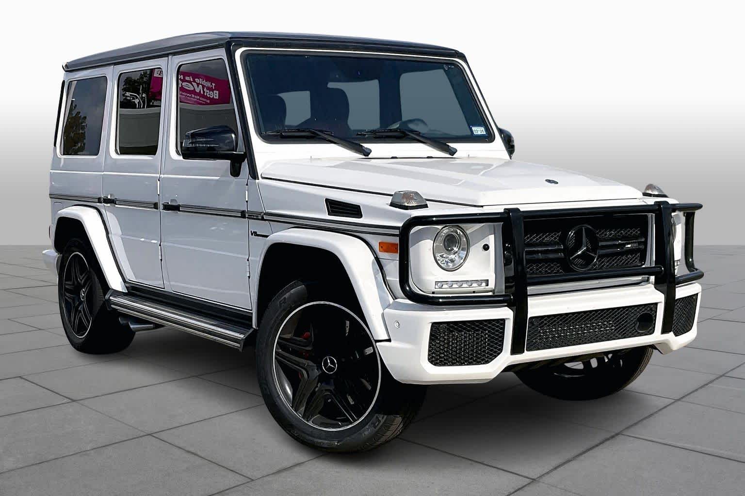 2018 Mercedes-Benz G-Class AMG G 63 Polar White at Mercedes-Benz of Houston North