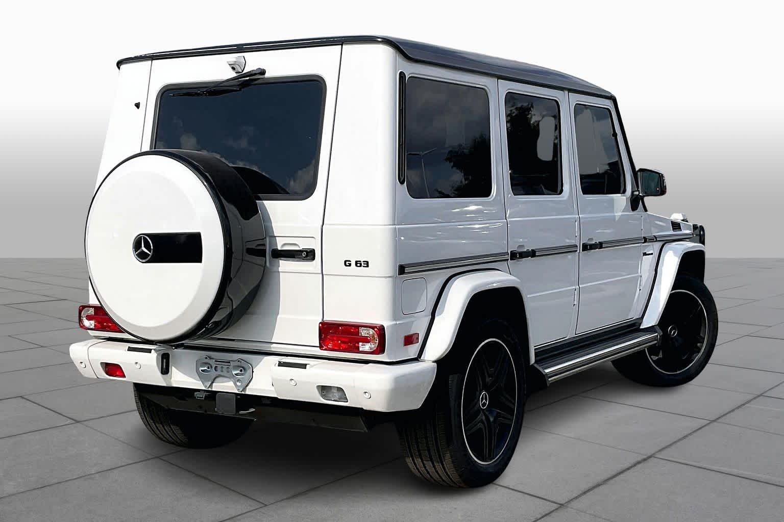 2018 Mercedes-Benz G-Class AMG G 63 Polar White at Mercedes-Benz of Houston North