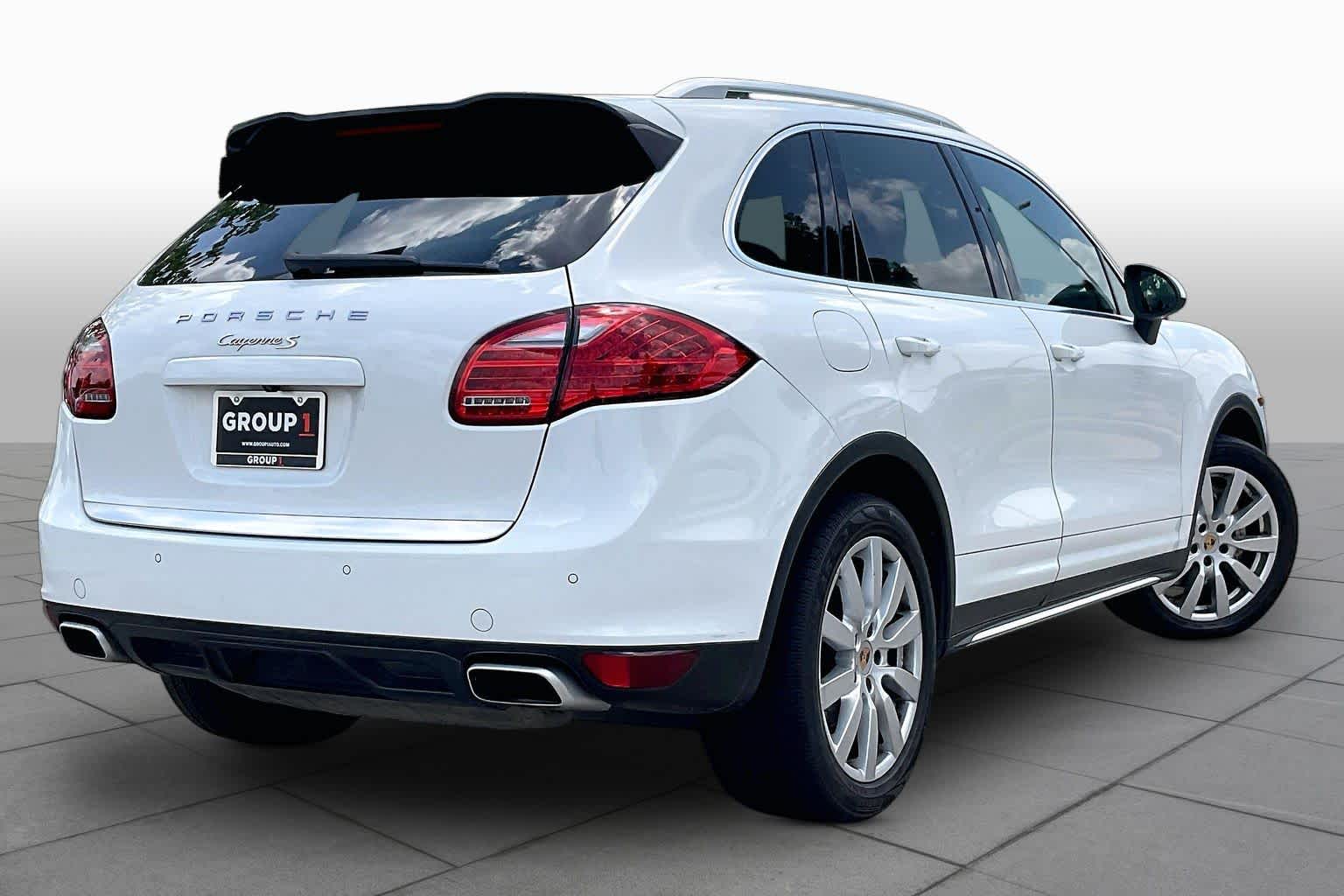 2013 Porsche Cayenne S White at Friendly Ford Crosby