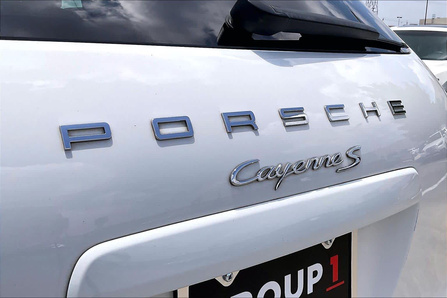 2013 Porsche Cayenne S White at Friendly Ford Crosby