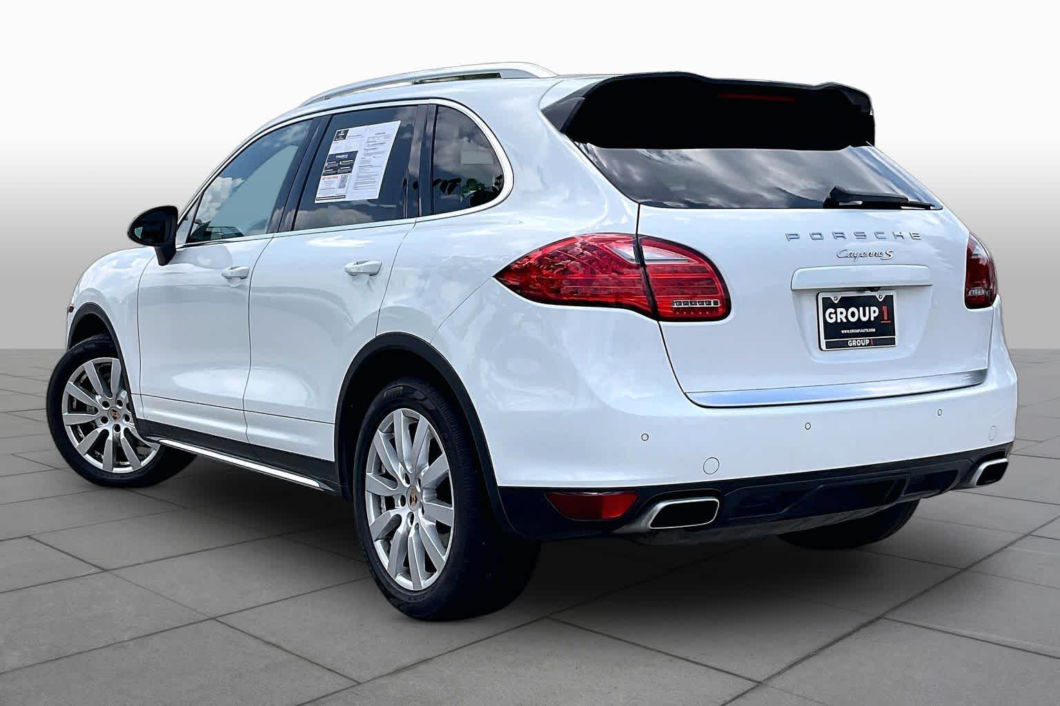 2013 Porsche Cayenne S White at Friendly Ford Crosby