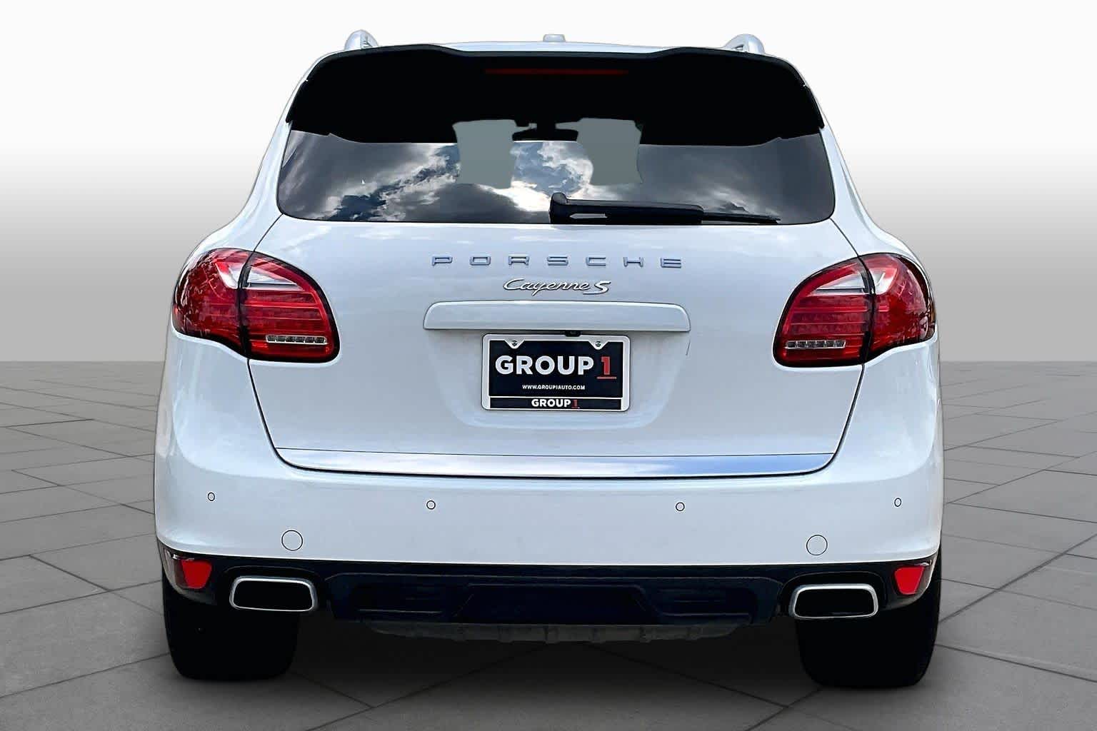 2013 Porsche Cayenne S White at Friendly Ford Crosby