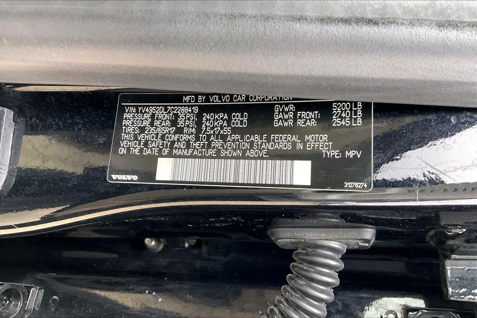 2012 Volvo XC60 3.2L Premier Black Sapphire Metallic at AutoNation USA Houston