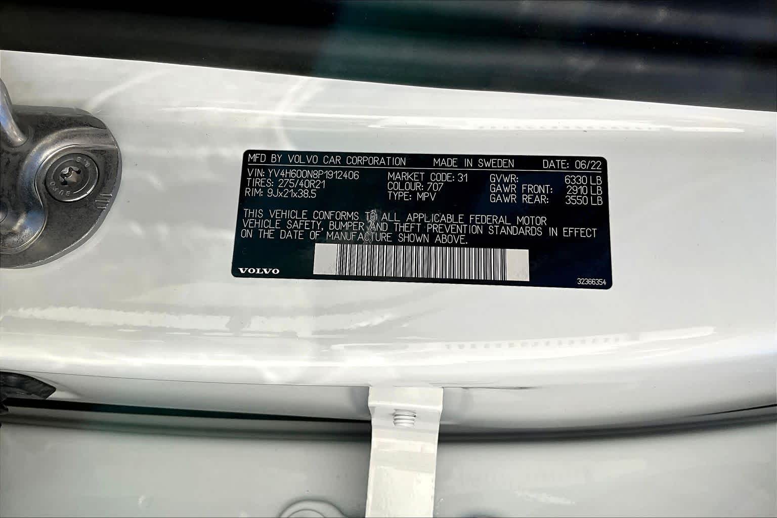 2023 Volvo XC90 Recharge Plug-In Hybrid Plus Crystal White Metallic at HGreg Houston