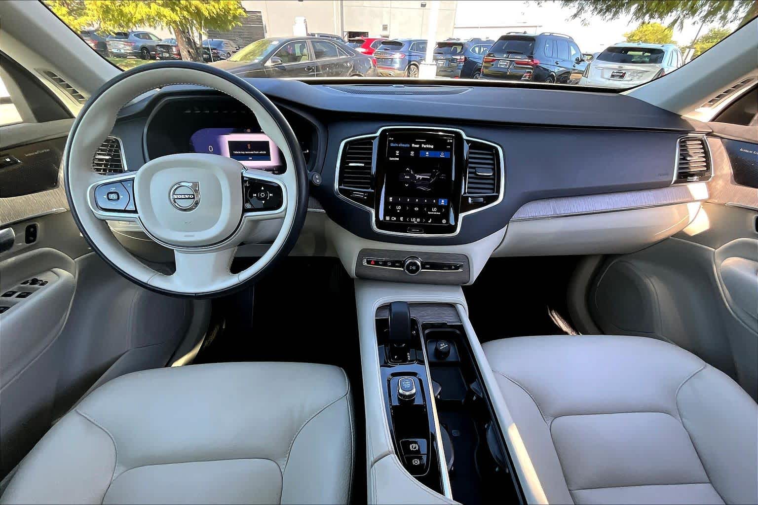 2023 Volvo XC90 Recharge Plug-In Hybrid Plus Crystal White Metallic at HGreg Houston