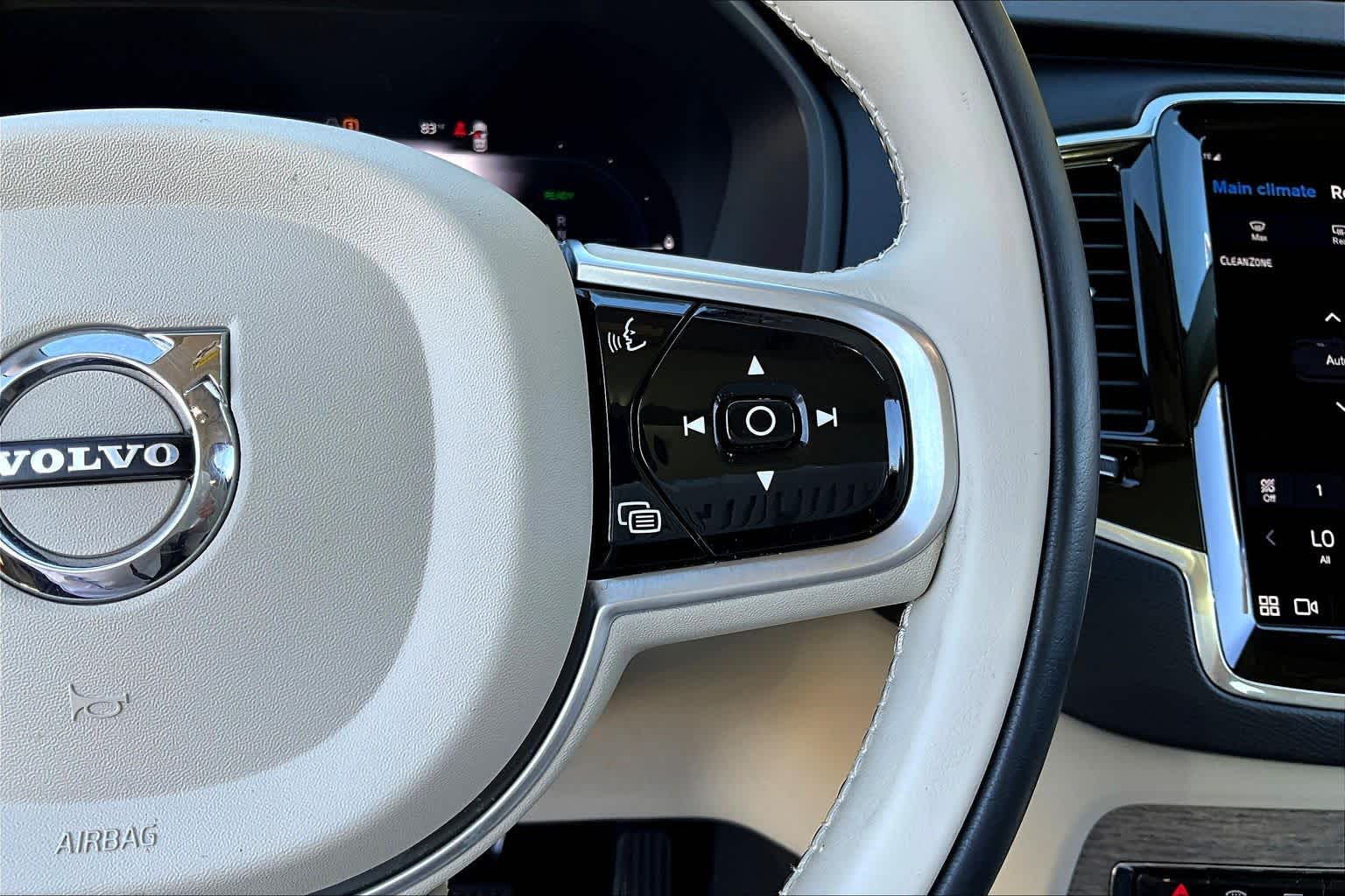 2023 Volvo XC90 Recharge Plug-In Hybrid Plus Crystal White Metallic at HGreg Houston