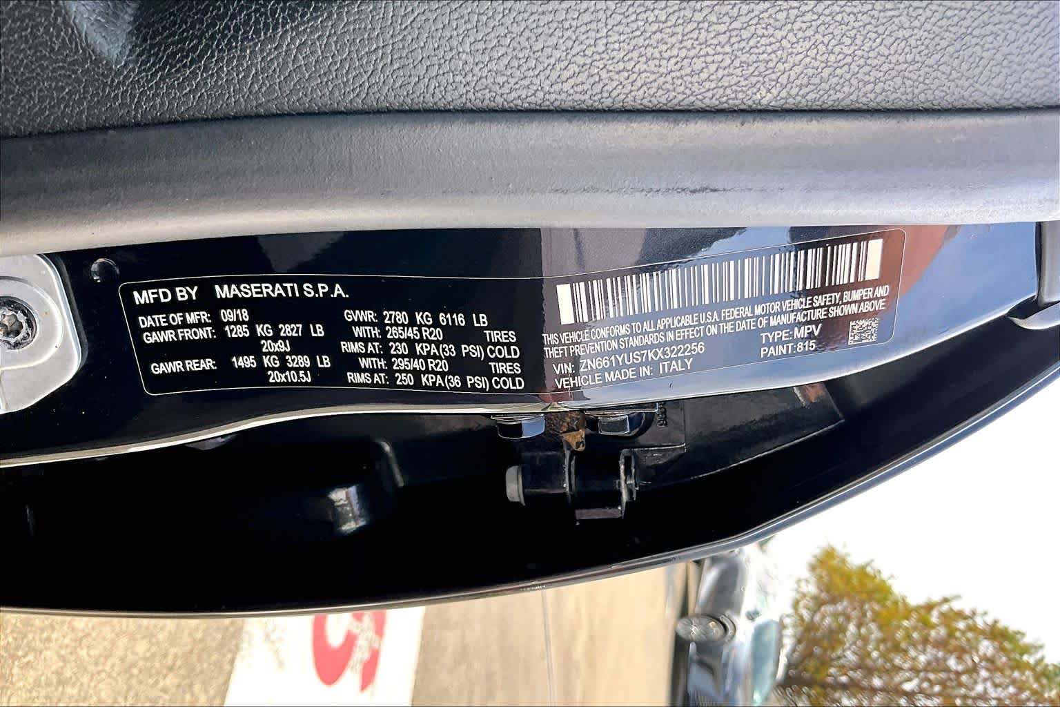 2019 Maserati Levante S GranSport Nero at Lexus Southwest Houston