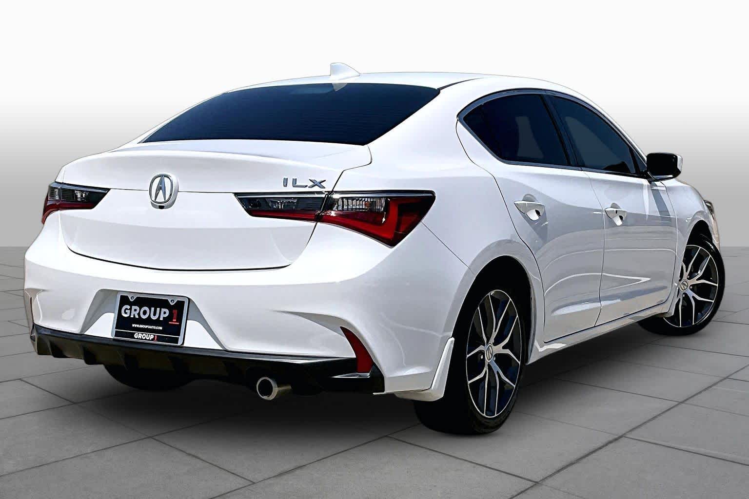 2021 Acura ILX w/Premium Package Platinum White Pearl at Group 1 Toyota Southwest
