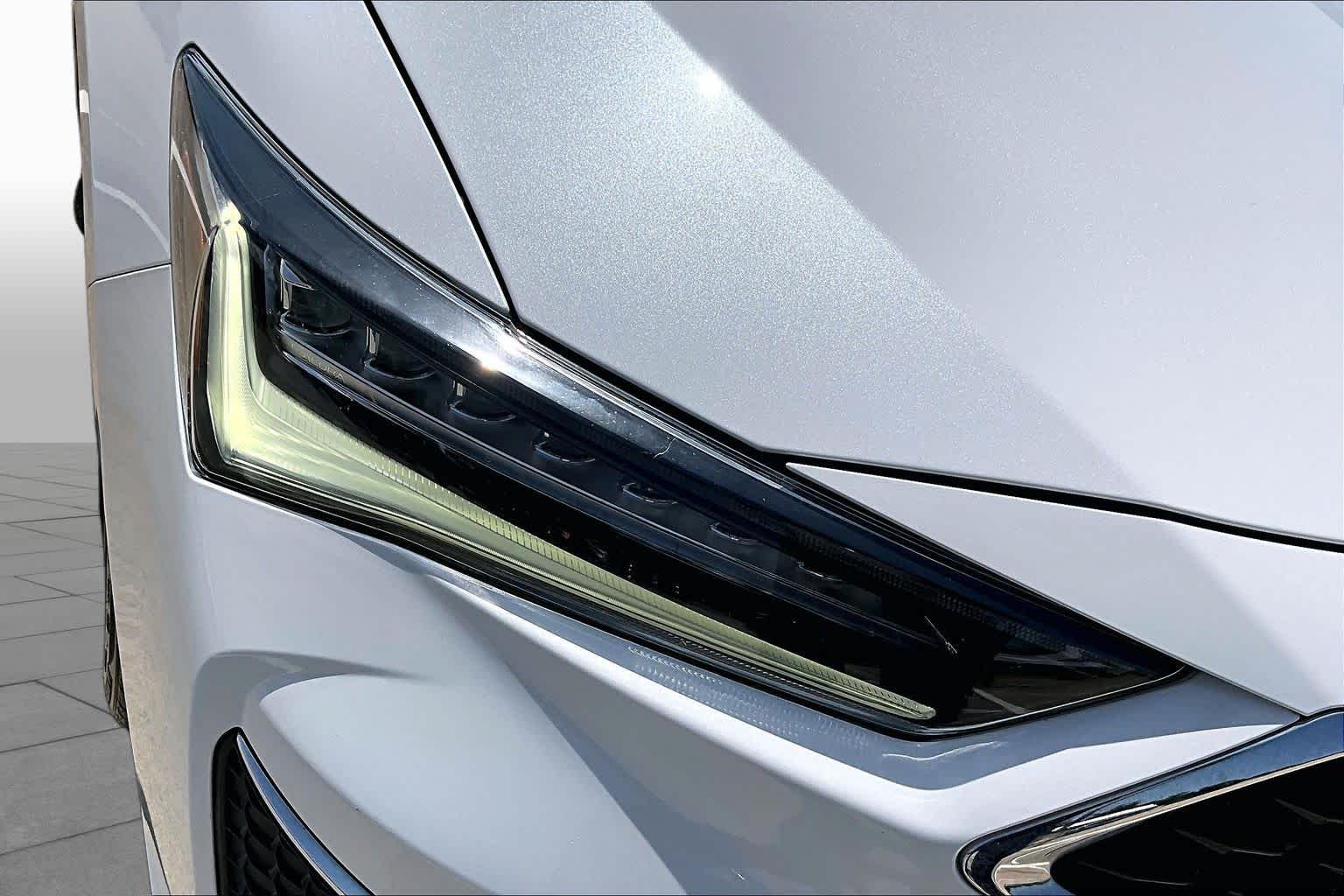 2021 Acura ILX w/Premium Package Platinum White Pearl at Group 1 Toyota Southwest
