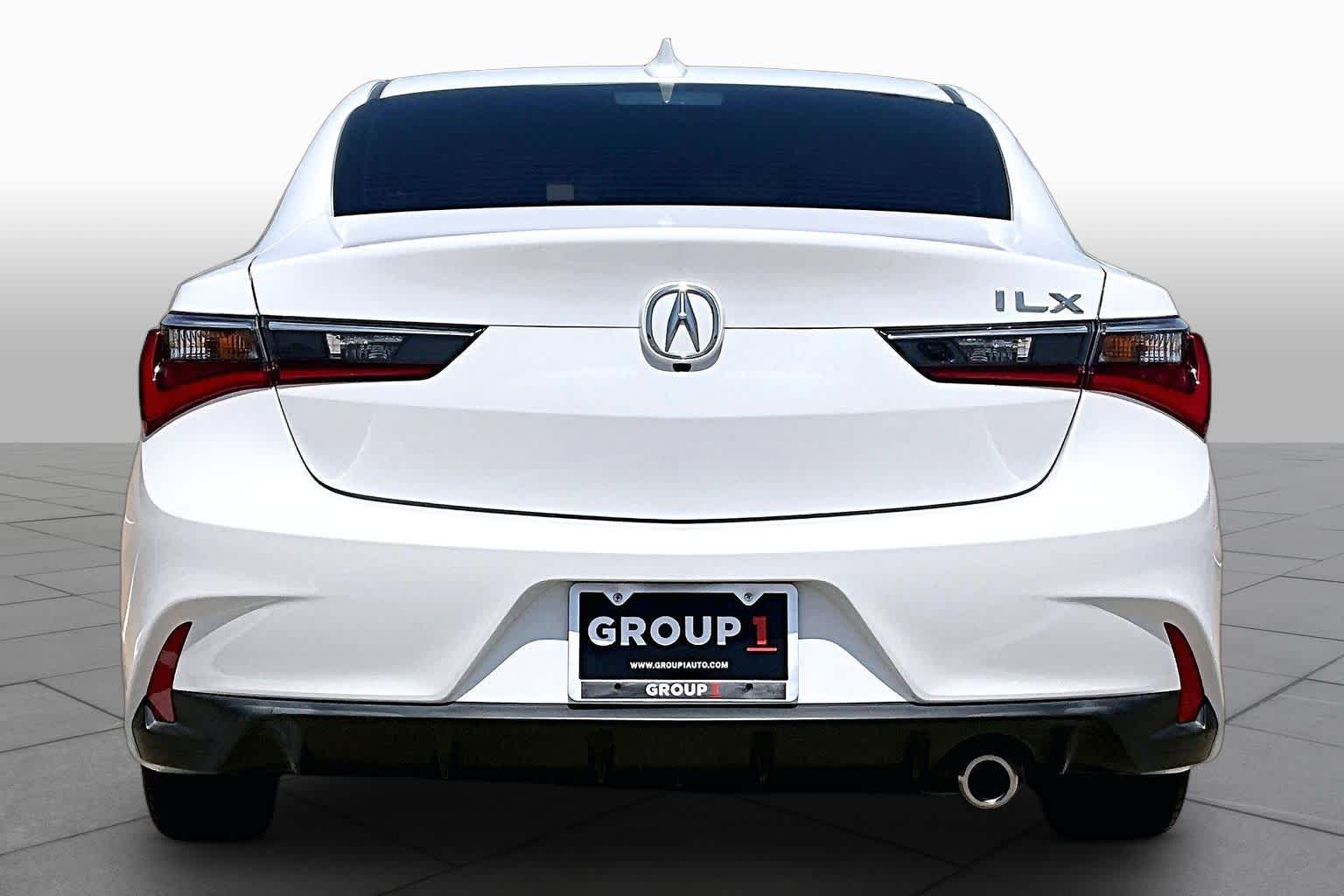 2021 Acura ILX w/Premium Package Platinum White Pearl at Group 1 Toyota Southwest