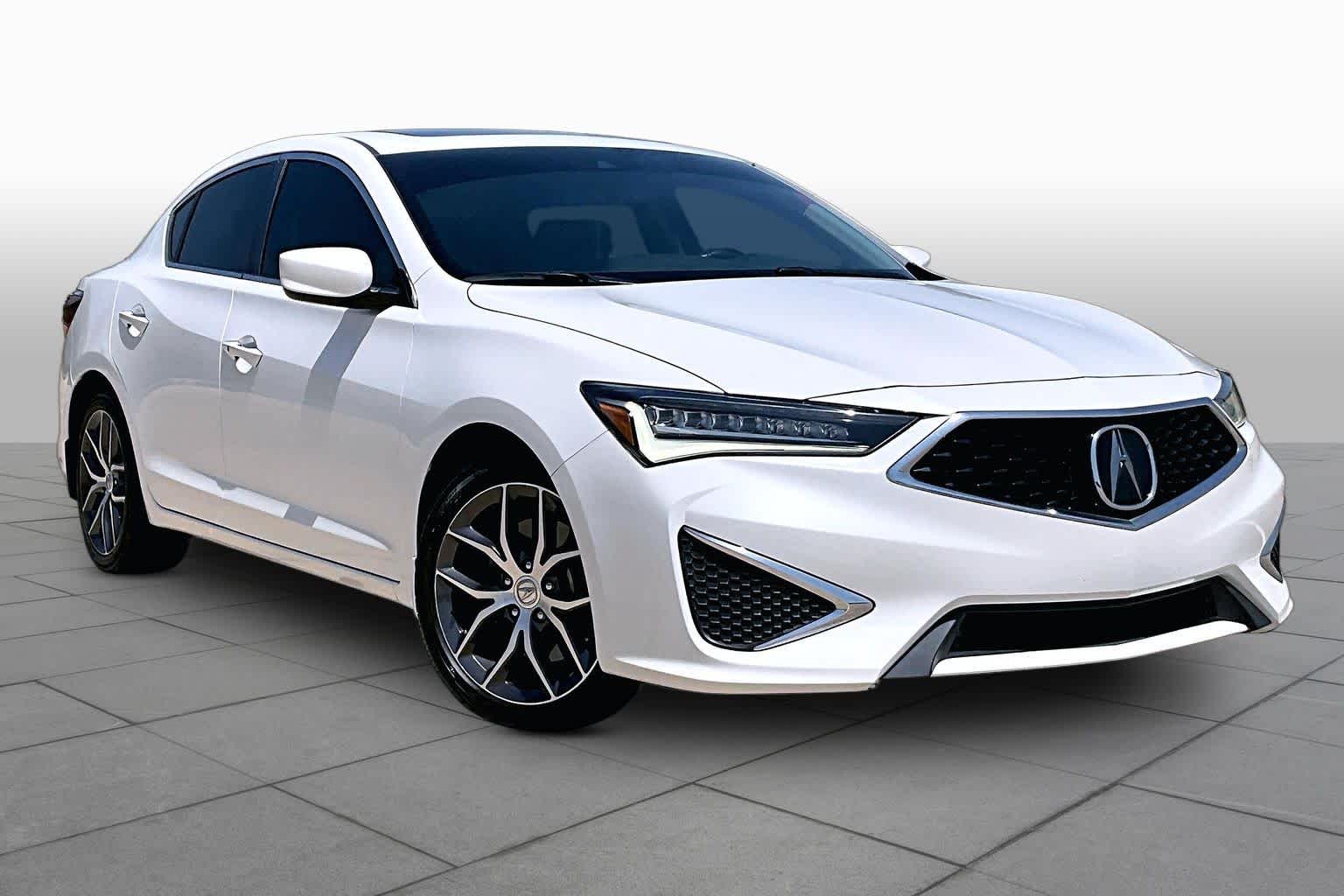2021 Acura ILX w/Premium Package Platinum White Pearl at Group 1 Toyota Southwest