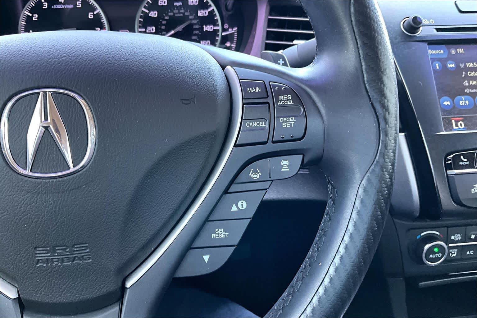 2021 Acura ILX w/Premium Package Platinum White Pearl at Group 1 Toyota Southwest
