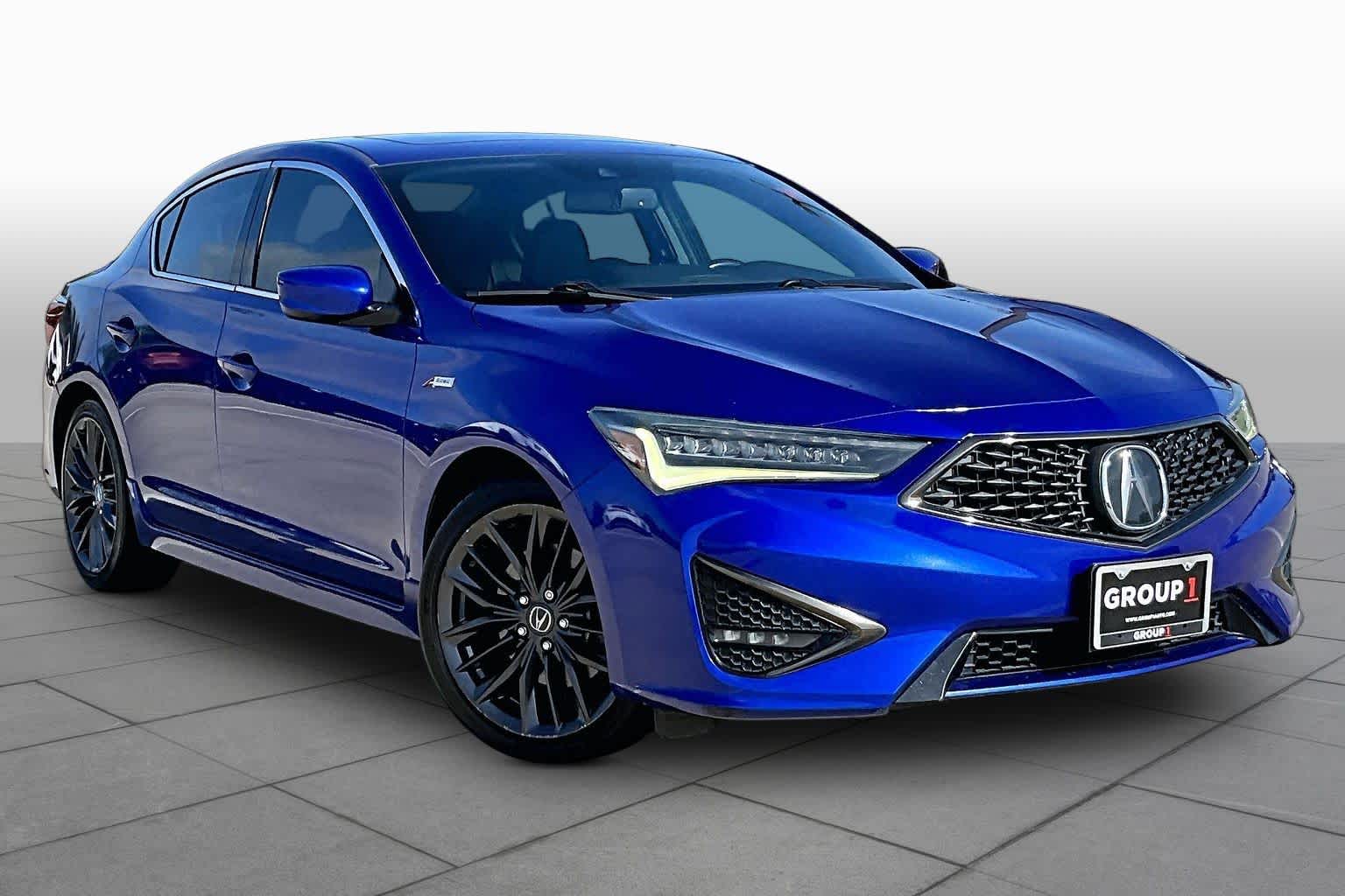 2020 Acura ILX w/Premium/A-Spec Pkg Apex Blue Pearl at Group 1 Toyota Southwest