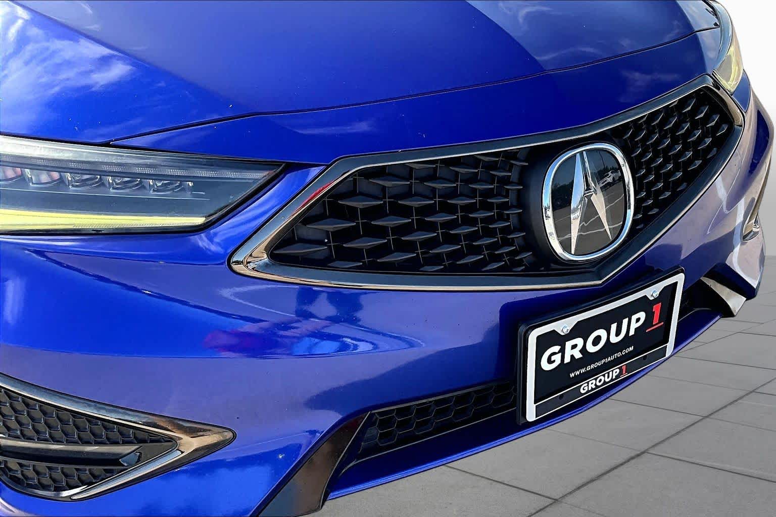 2020 Acura ILX w/Premium/A-Spec Pkg Apex Blue Pearl at Group 1 Toyota Southwest
