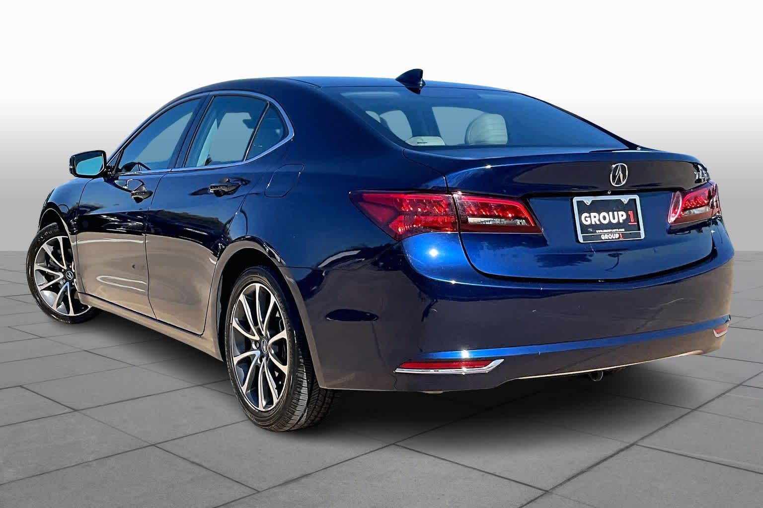 2015 Acura TLX V6 Tech Fathom Blue Pearl at AutoNation Ford Gulf Fwy