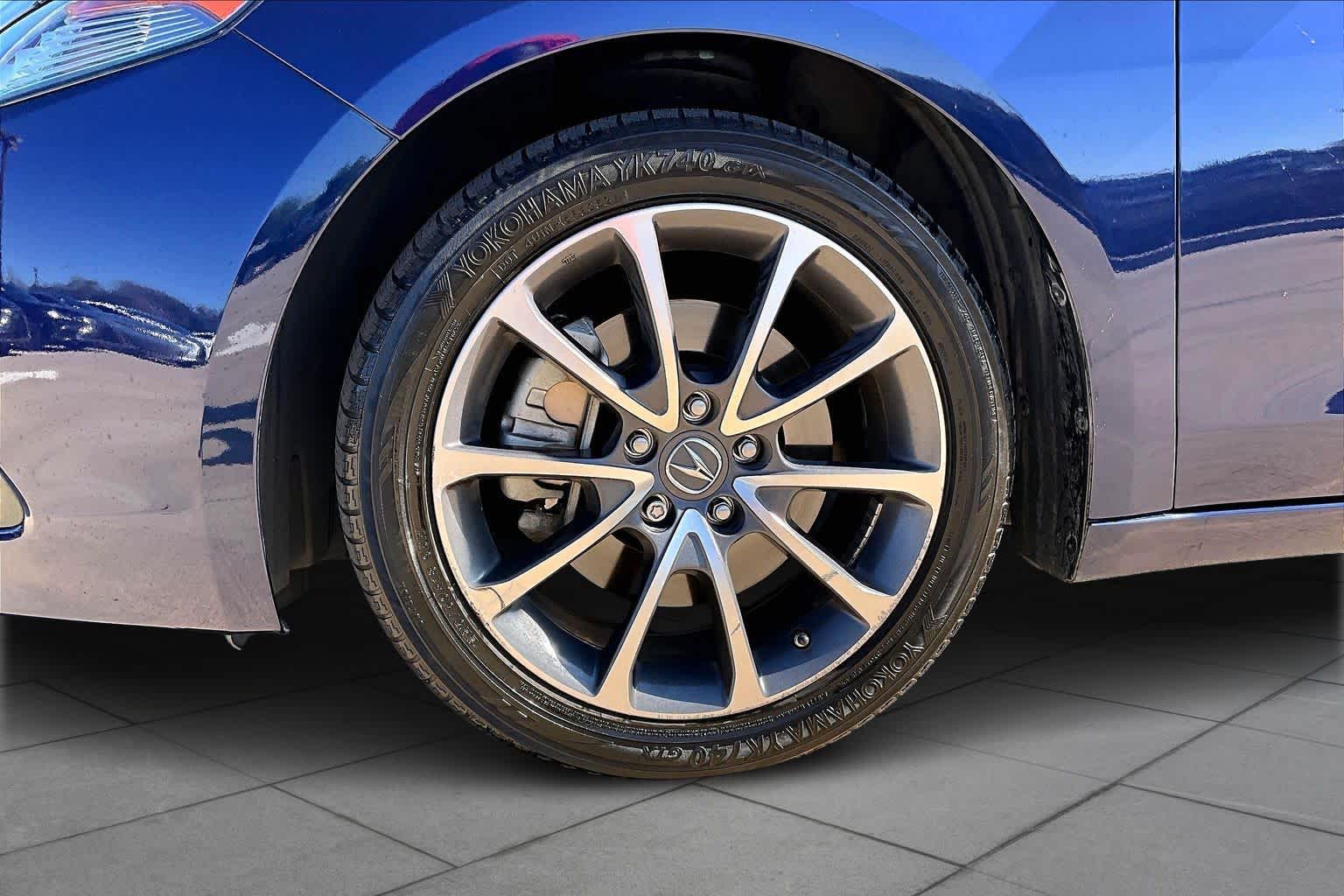 2015 Acura TLX V6 Tech Fathom Blue Pearl at AutoNation Ford Gulf Fwy