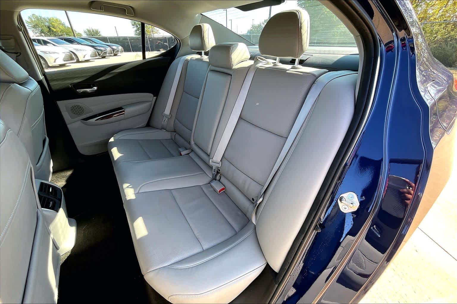 2015 Acura TLX V6 Tech Fathom Blue Pearl at AutoNation Ford Gulf Fwy