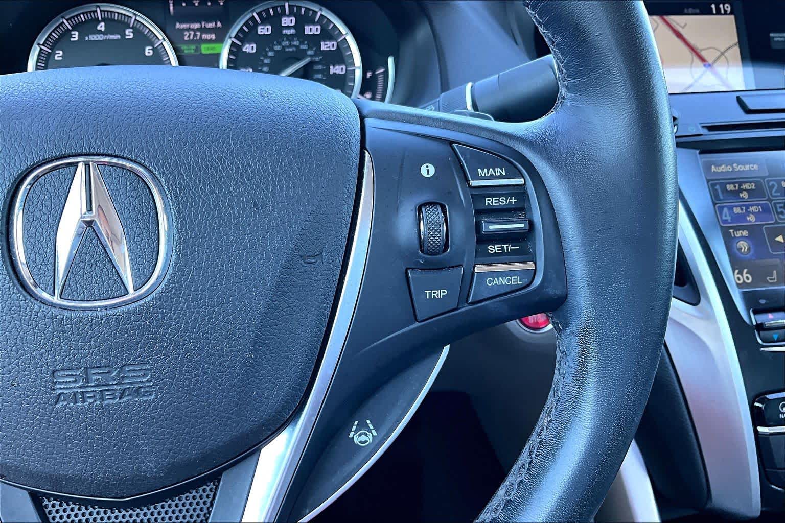 2015 Acura TLX V6 Tech Fathom Blue Pearl at AutoNation Ford Gulf Fwy