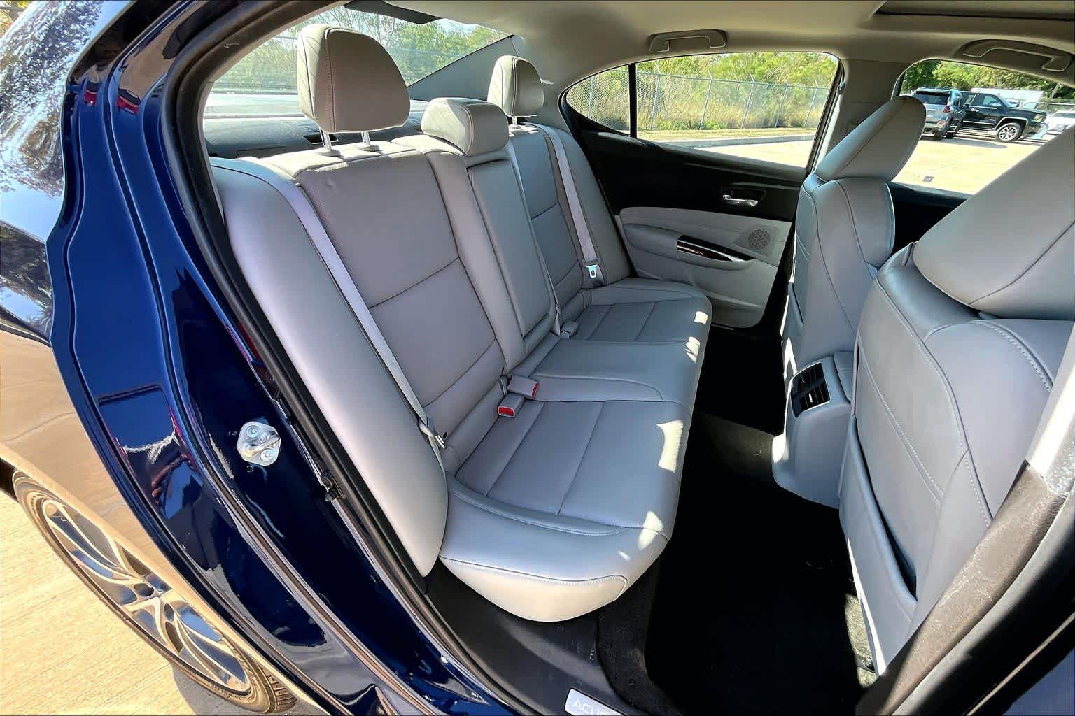 2015 Acura TLX V6 Tech Fathom Blue Pearl at AutoNation Ford Gulf Fwy