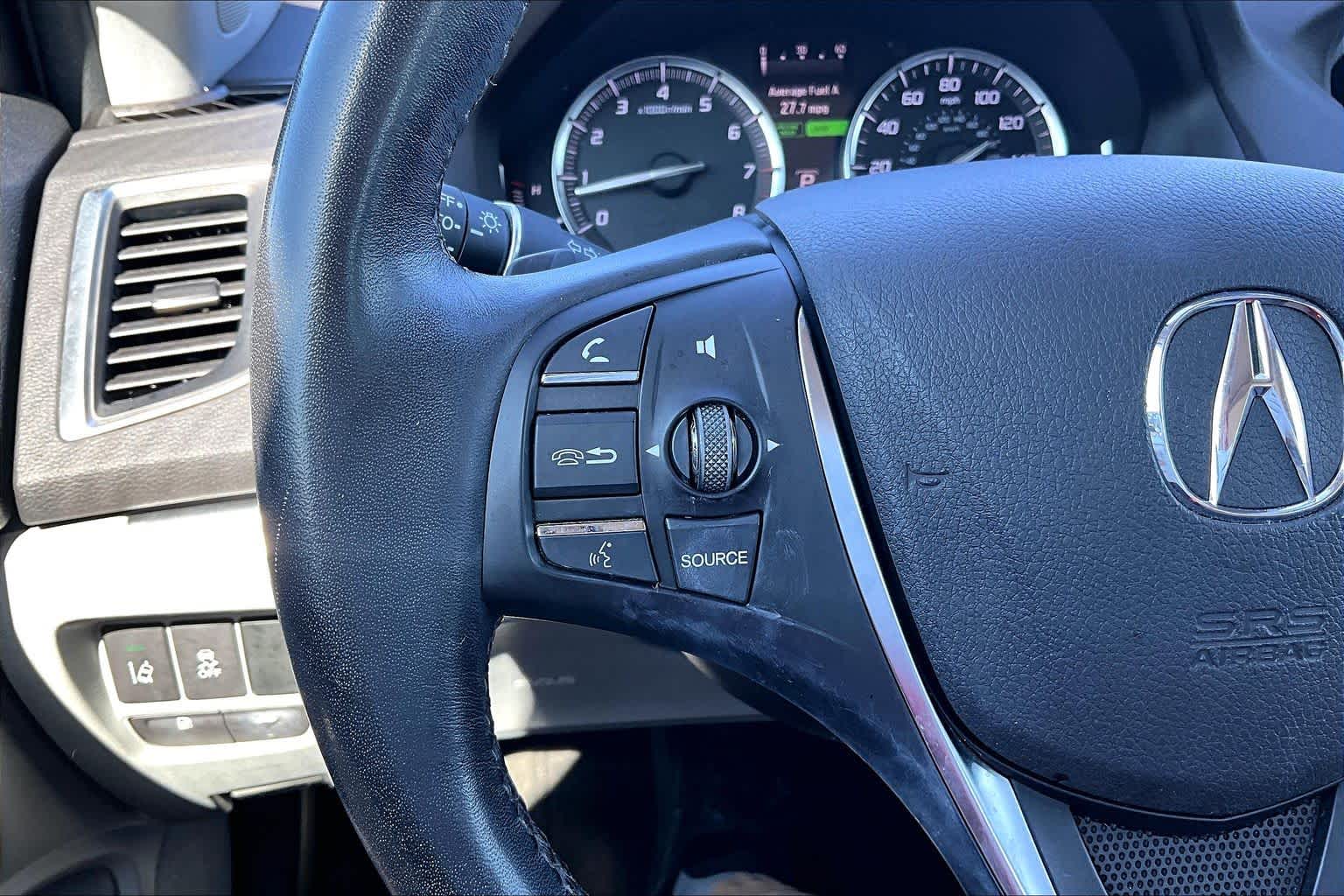 2015 Acura TLX V6 Tech Fathom Blue Pearl at AutoNation Ford Gulf Fwy