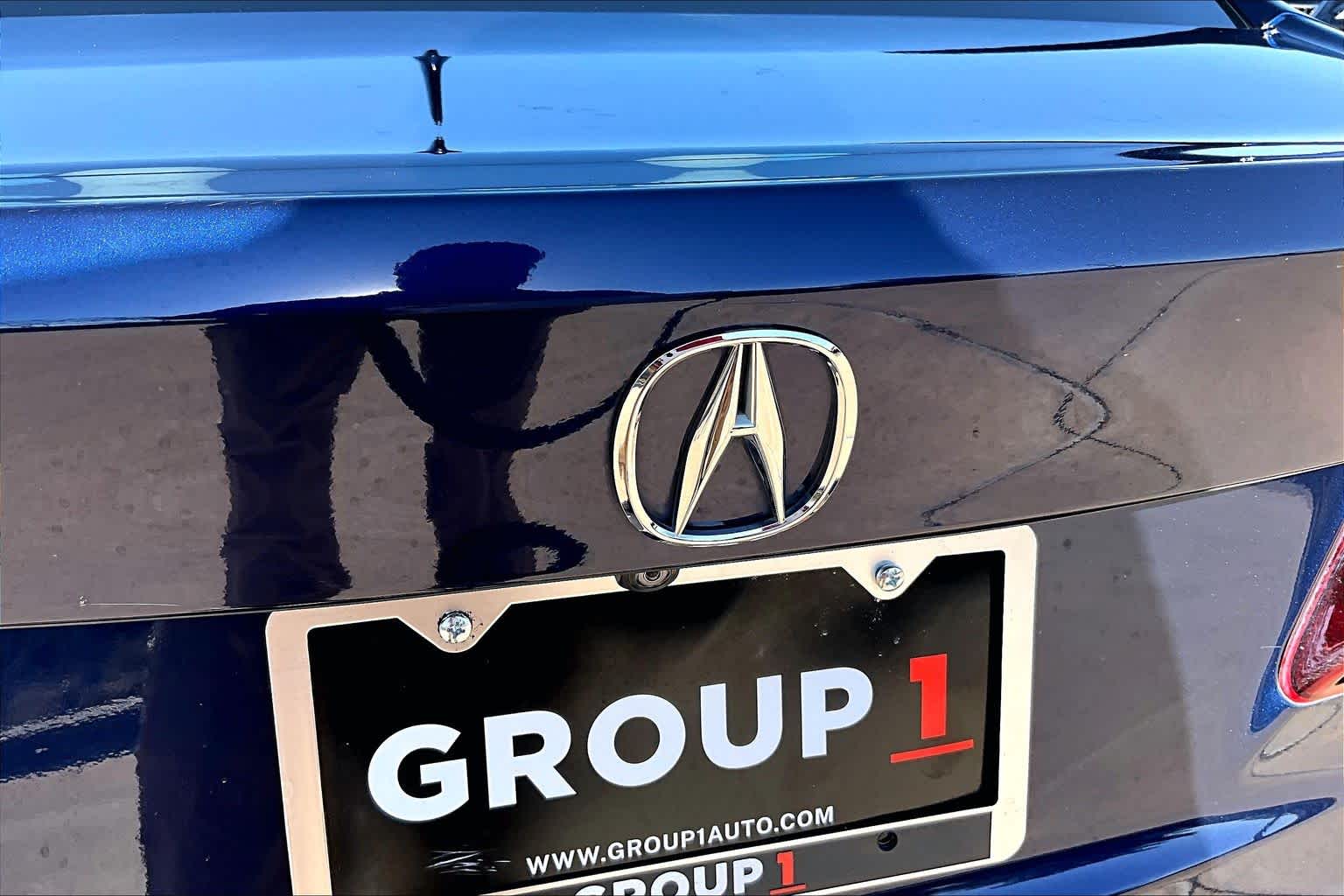 2015 Acura TLX V6 Tech Fathom Blue Pearl at AutoNation Ford Gulf Fwy