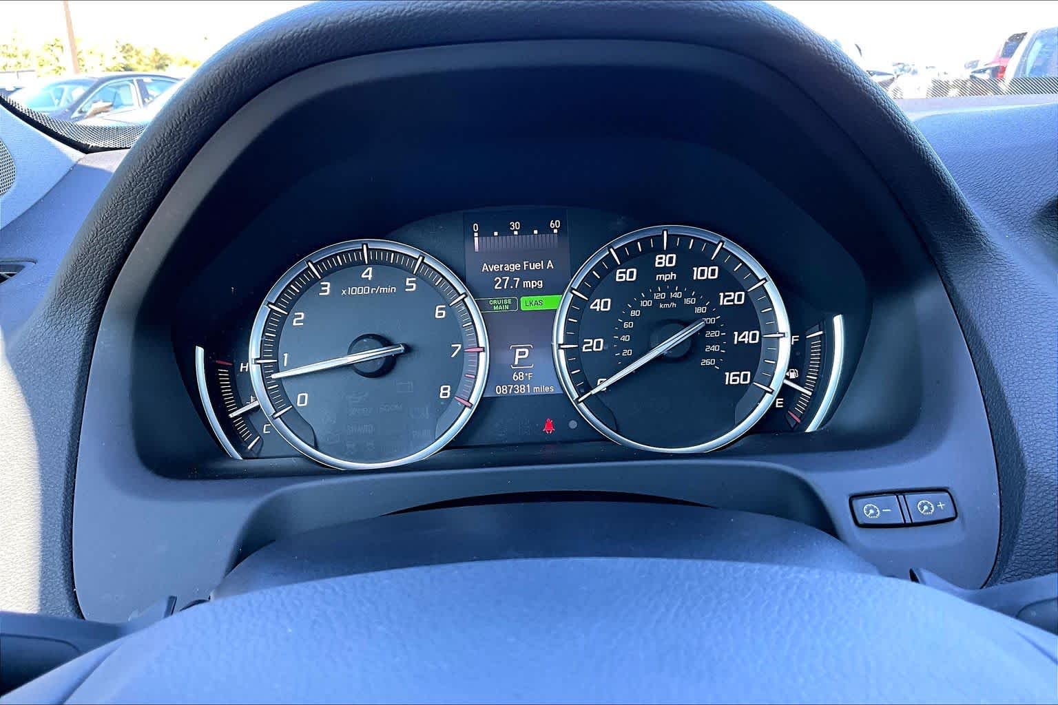 2015 Acura TLX V6 Tech Fathom Blue Pearl at AutoNation Ford Gulf Fwy